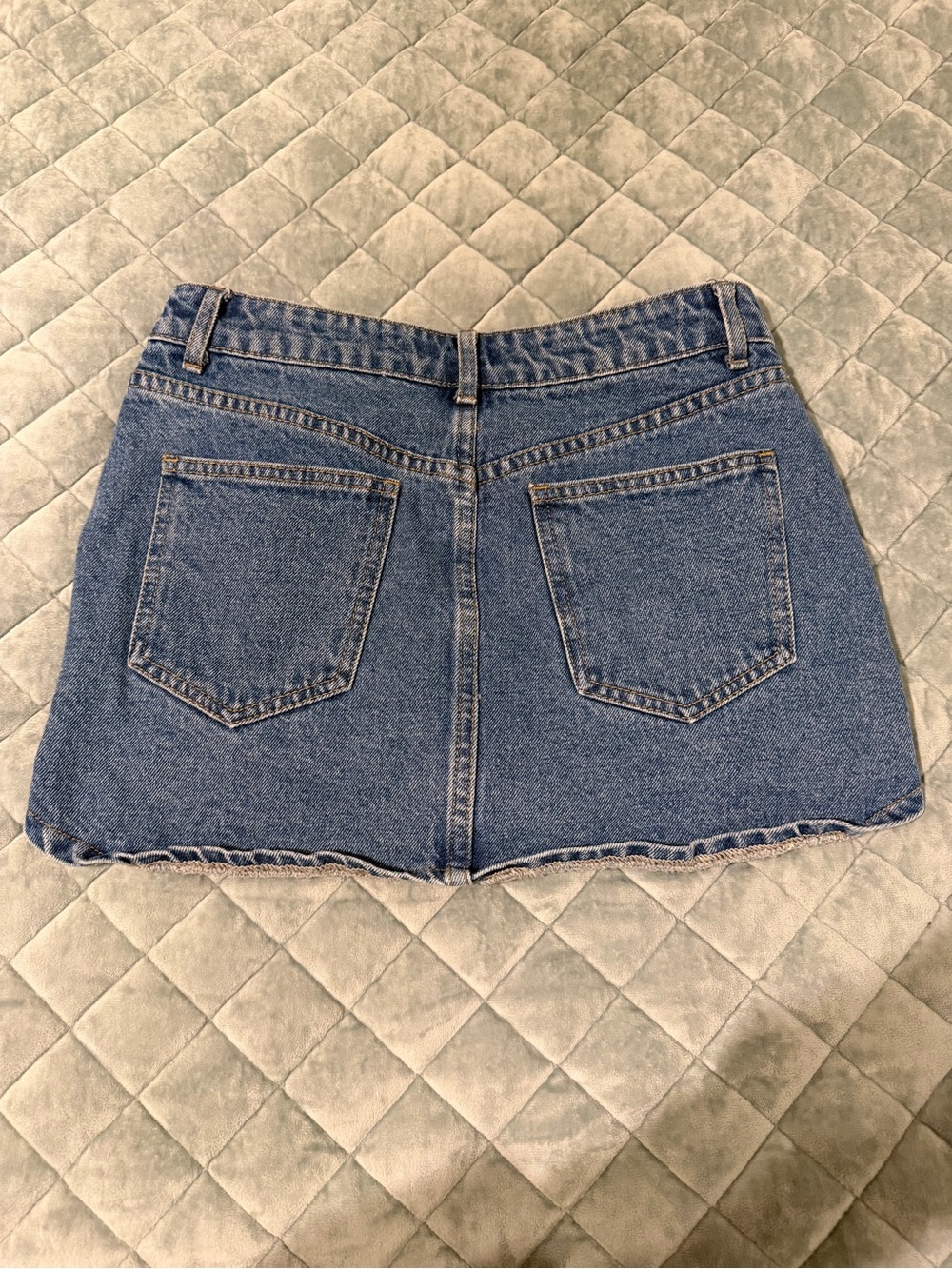 Edikted Denim Mini Skirt - size S - Picture 2 of 3